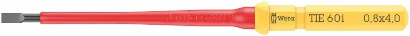 Wera 006503 Výměnná šroubovací čepel SL Kraftform Kompakt VDE 60 i 0,8 x 4,0 x 157 mm TIE (W05006503001) Expresní Doručení