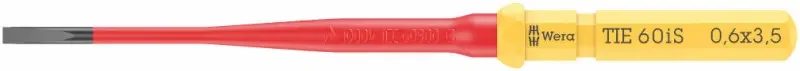 Wera 006506 Výměnná šroubovací čepel SL Kraftform Kompakt VDE 60 iS 0,6 x 3,5 x 157 mm TIE (W05006506001) Objednat Nyní