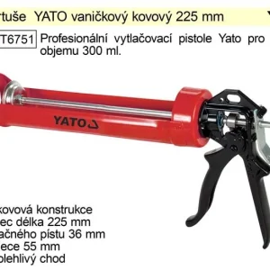 Akce YATO Lis na kartuše vaničkový kovový, pistole vytlačovací