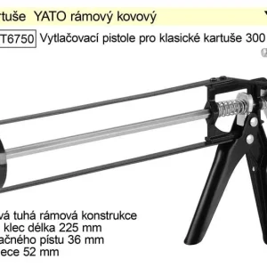 YATO Lis na kartuše rámový kovový, pistole vytlačovací Sezónní Sleva