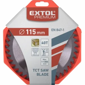 Sleva Pilový kotouč s SK plátky 115x22,2mm 40 zubů Extol Premium