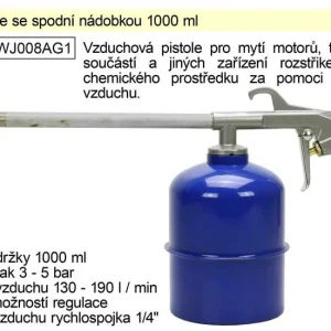 Mycí vzduchová pistole s nádobkou 900ml Magg Nová Kolekce