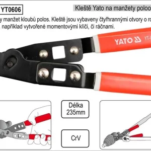 YATO Kleště na manžety poloos YT-0606 Akční Nabídka