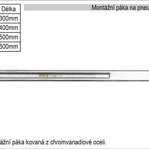 Montážní páka YATO délka 400mm Odeslání Ihned
