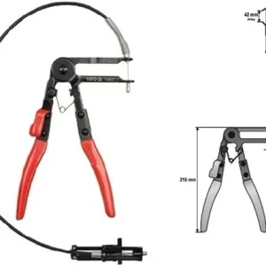 YATO Kleště na hadicové spony s bowdenem 690mm Výhodná Nabídka