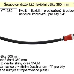Akční Cena Šroubovák držák bitů flexibilní 380mnm Yato