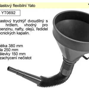 Aktuální Trychtýř flexibilní plastový Yato