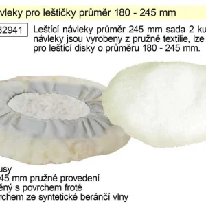 Akce Leštící návleky pro leštičky průměr 180 - 245 mm