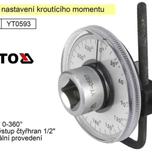 Akční Cena YATO Úhloměr kroutícího momentu na ráčnu