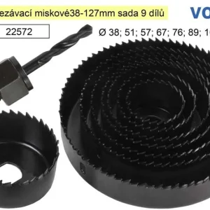 Aktuální Vrtáky vyřezávací miskové 38-127mm sada 9 dílů