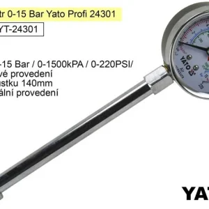 Manometr 0-15 Bar Yato Profi 24301 Nakupujte Hned