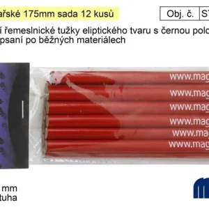 Tužky tesařské 175mm sada 12 kusů Objednat Nyní