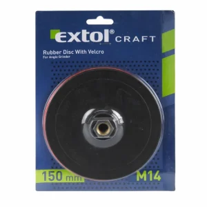nosič brusných výseků - M14, suchý zip, Ř150mm, EXTOL CRAFT Nová Kolekce