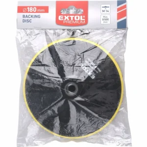 Jen Po Omezenou Doba nosič leštících kotoučů, Ř180mm, M14, suchý zip, EXTOL PREMIUM