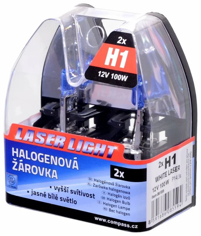 Žárovka 12VH1100W P14,5s WHITE LASER2ks Víkendová Akce