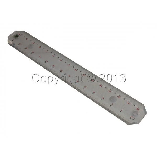 Akce KMITEX plastové pravítko 500mm, čirý plast