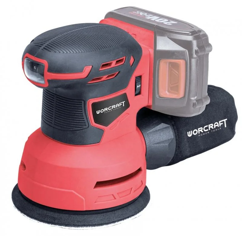 WORCRAFT Aku excentrická bruska 125mm 20V CRS-S20Li bez baterie a nabíječky Novinka