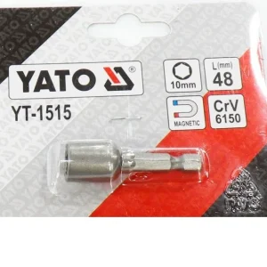 Zlevněný Klíč nástavec nástrčný magnetický 1/4" 12 x 48 mm CrV blistr