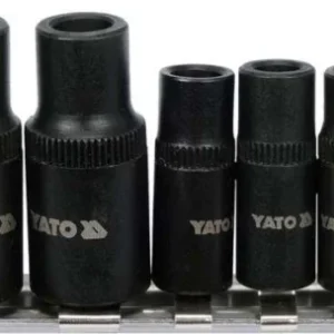YATO Nástavce na závitníky sada 10ks, adaptéry na ráčnu 1/4" a 3/8" Hit Sezóny