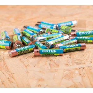 Značkový EXTOL ENERGY Tužkové baterie AAA 1,5V (LR03) alkalické, balení 20ks