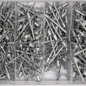 YATO Nýt hliníkový sada 400ks (2,4, 3,2, 4,0, 4,8mm) Expresní Doručení