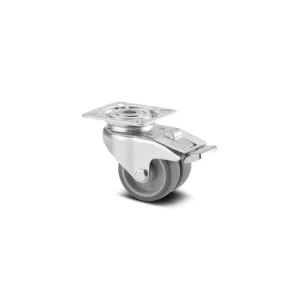 Akční Nabídka Přístrojová kolečka 50mm, s brzdou, plotýnka, 2975PJO050P40