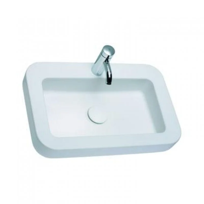 Akce KOLO Cocktail umyvadlo obdelníkové 65 cm, na desku, s otvorem pro baterii, bez přepadu, Reflex L31666900
