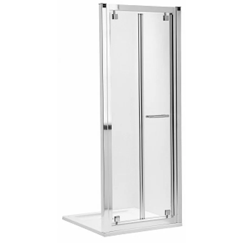 Aktuální KOLO Geo-6 skládací dveře 90 cm do niky, k boční stěně čiré/stříbrná GDRB90222003