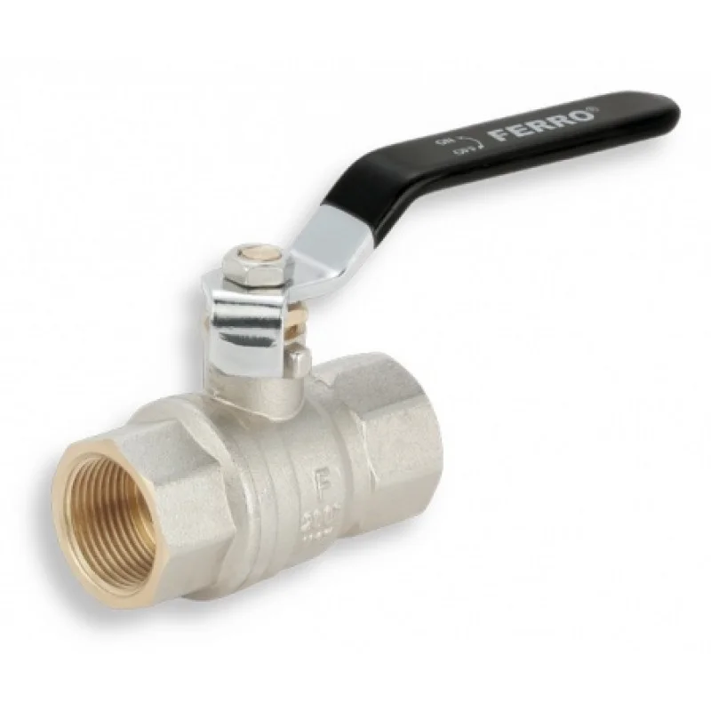 Značkový NOVASERVIS Ferro Herkules luxusní kulový plnoprůtočný kohout 11/2" páka LU137/40