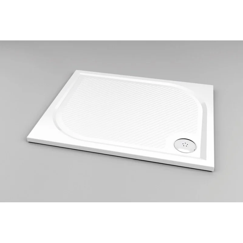 Akční Nabídka RONAL WMA Marblemate obdélníková sprchová vanička, 80x100x3,0cm, černá WMA80100154