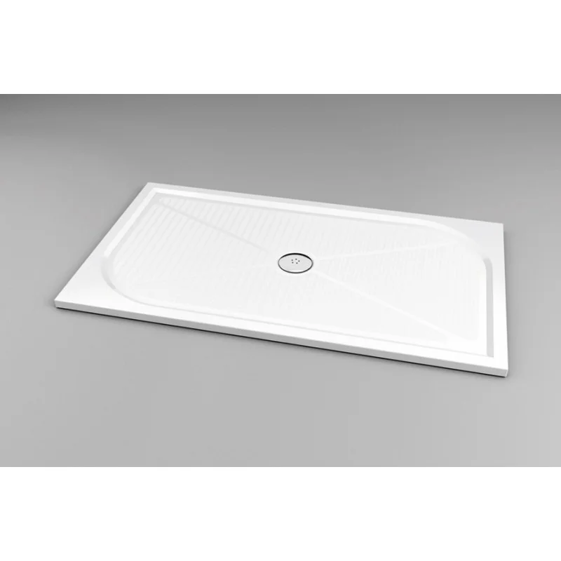 Akční Nabídka RONAL WMA Marblemate obdélníková sprchová vanička, 80x140x3,0cm, černá WMA80140154