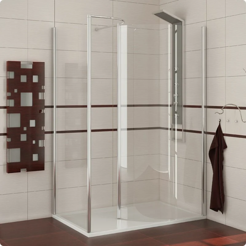 Akční Nabídka RONAL SA2 Salsa dvoudílná pevná zástěna 90cm, barva*/čiré sklo SA2090150SF07