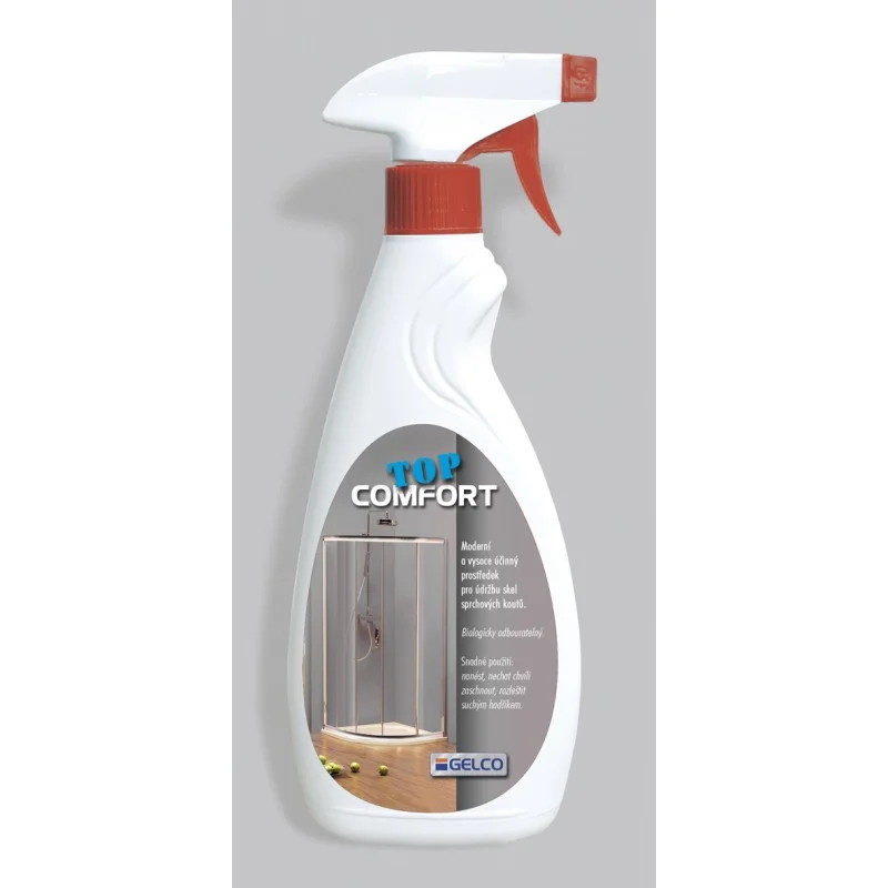 Zlevněný GELCO ochranná vrstva na skleněné výplně sprchového koutu TOP COMFORT