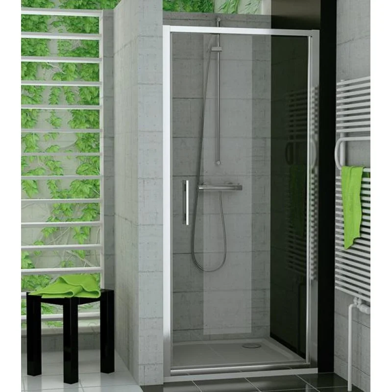 Aktuální RONAL TOPP TOP-Line jednokřídlé dveře 80 cm, matný elox/Mastercarré TOPP08000130