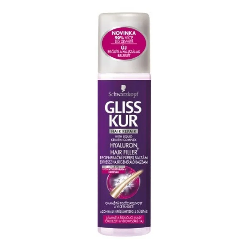 Akce GLISS KUR Express Hyaluron regenerační balzám 200 ml