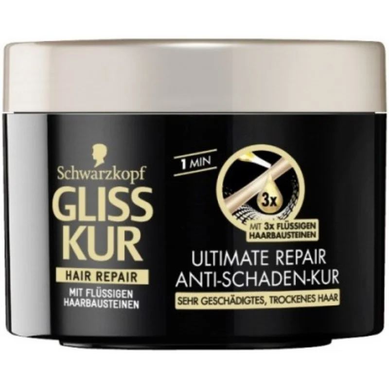 Akce GLISS KUR Ultimate Repair regenerační maska na vlasy 200 ml