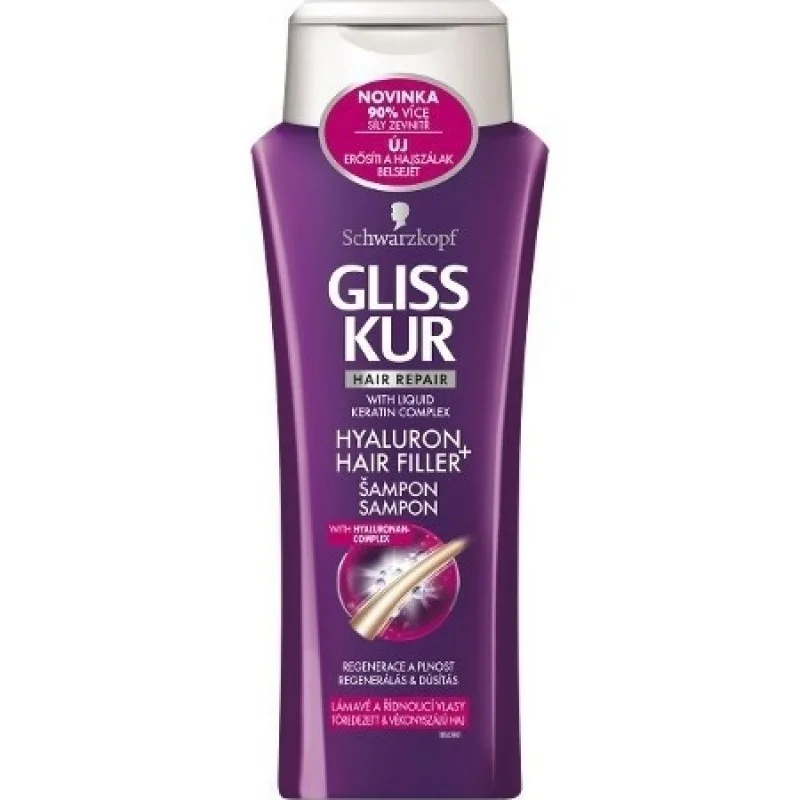 Aktuální GLISS KUR Hyaluron regenerační šampon 400 ml
