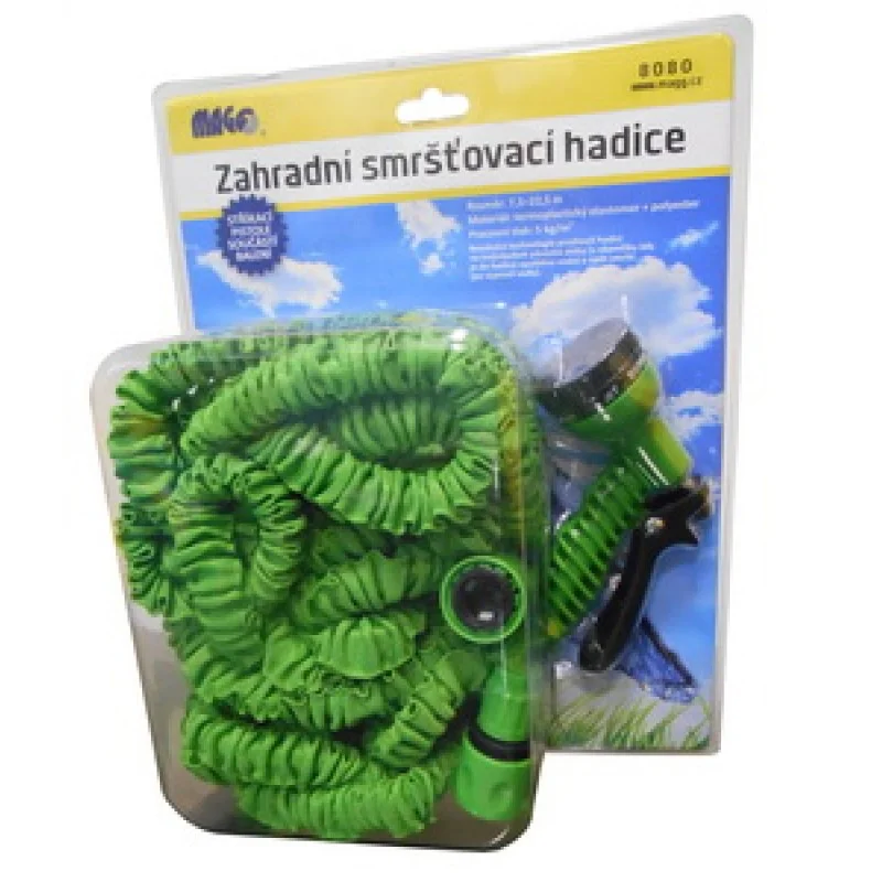 Akční Cena Zahradní hadice Flexi Magic Hose 7.5/22.5m se stříkací pistolí + spojky, 8080