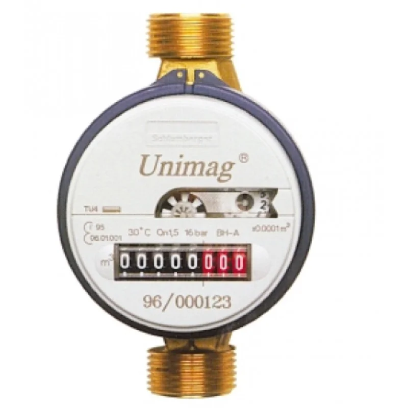 Zlevněný UNIMAG TU4TV Bytový vodoměr 1/2", 110 mm na teplou vodu