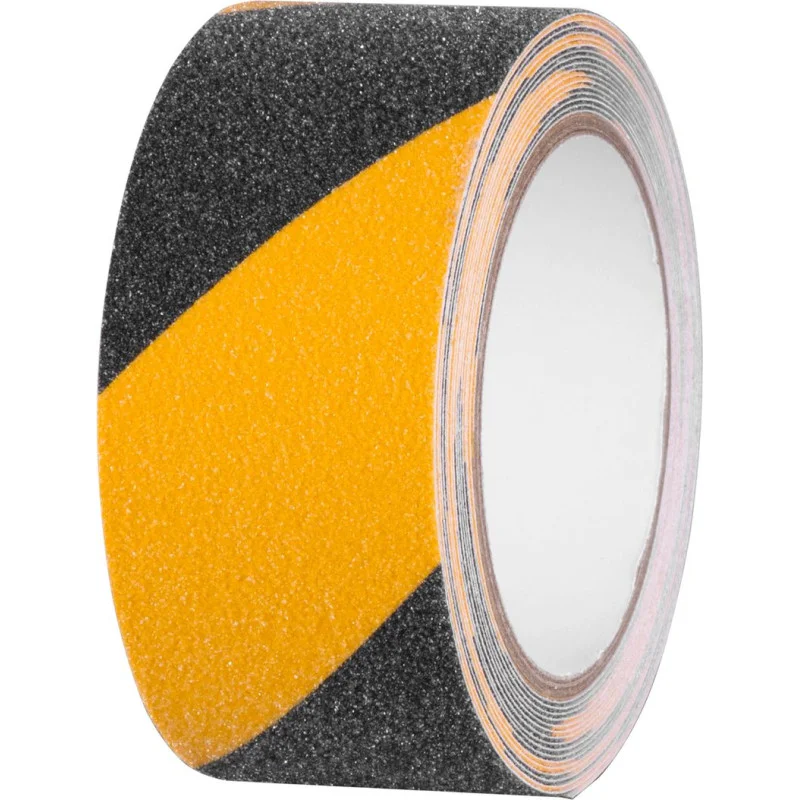 Zlevněný Strend Pro Lepící páska protiskluzová 50 mm x 5 m, extra odolná, černá/žlutá