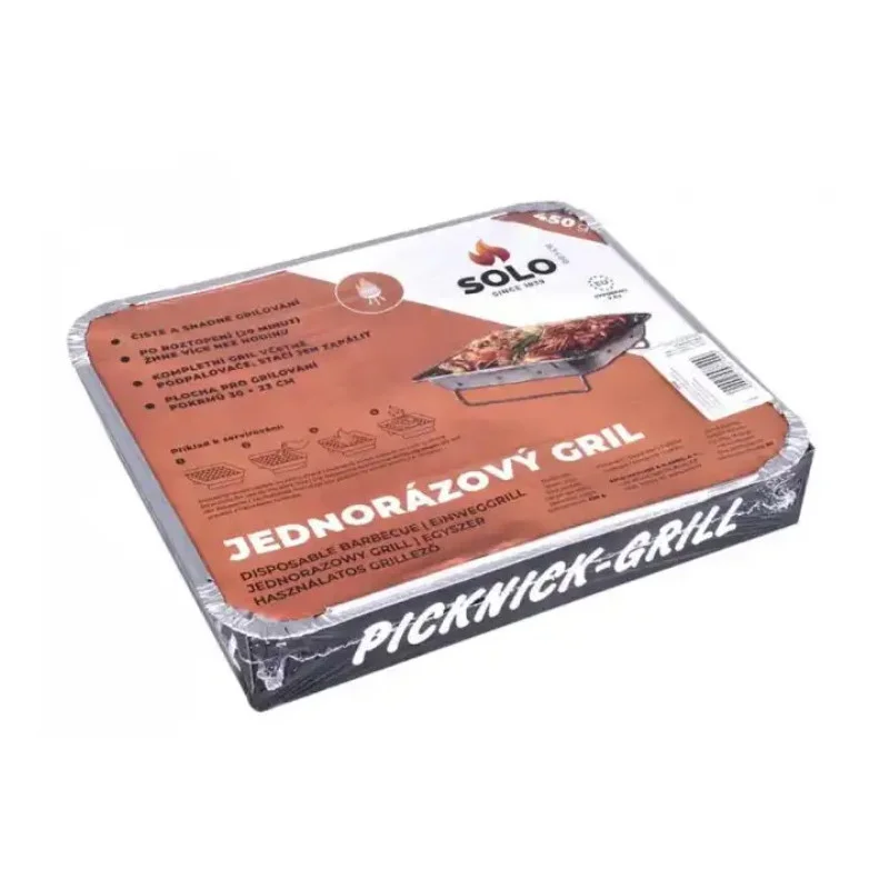 Akční Cena SOLO Jednorázový gril 30x23 cm 400 g