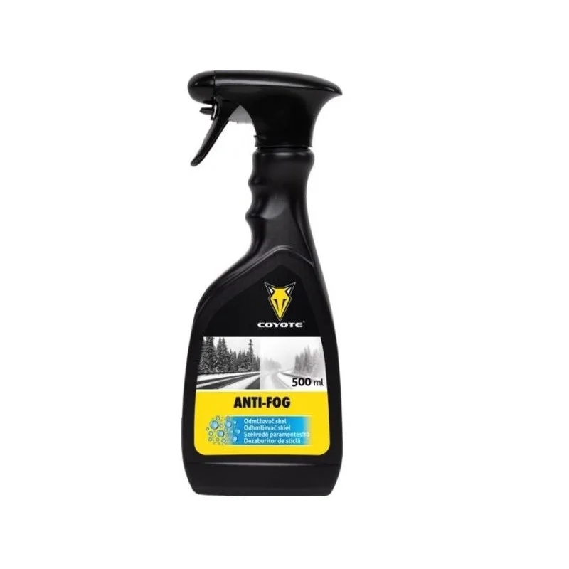 Značkový COYOTE Přípravek proti zamlžování skel a zrcadel 500 ml