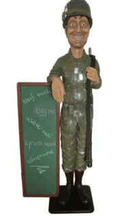 Zlevněný Mil-Tec voják s plachtou 183 cm. 16401000