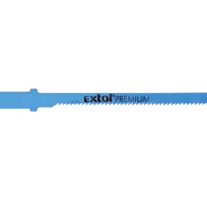 Zlevněný EXTOL PREMIUM 8805201 - plátky do přímočaré pily 5ks, 57x1,5mm, Bi-metal