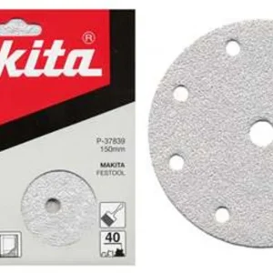 10x Brusný papír Makita 150 mm, K180 Aktuální