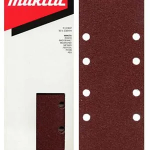 10x Brusný papír Makita 93x228mm, K180 Must-Have