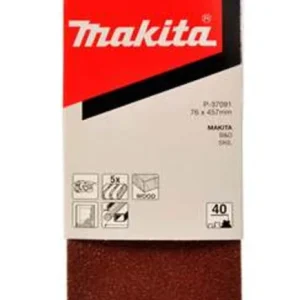 5x Brusný pás Makita 76 x 457 mm K40 Finální Výprodej