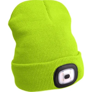 Aktuální Čepice s čelovkou 45lm EXTOL LIGHT 43194 nabíjecí, fluorescentní žlutá