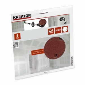 5x Brusný papír Kreator 225 mm G180 KRT232008 Hit Sezóny