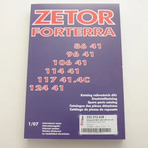 Zetor 222.212.086 Katalog ND Z 4712-4718 Víkendová Akce